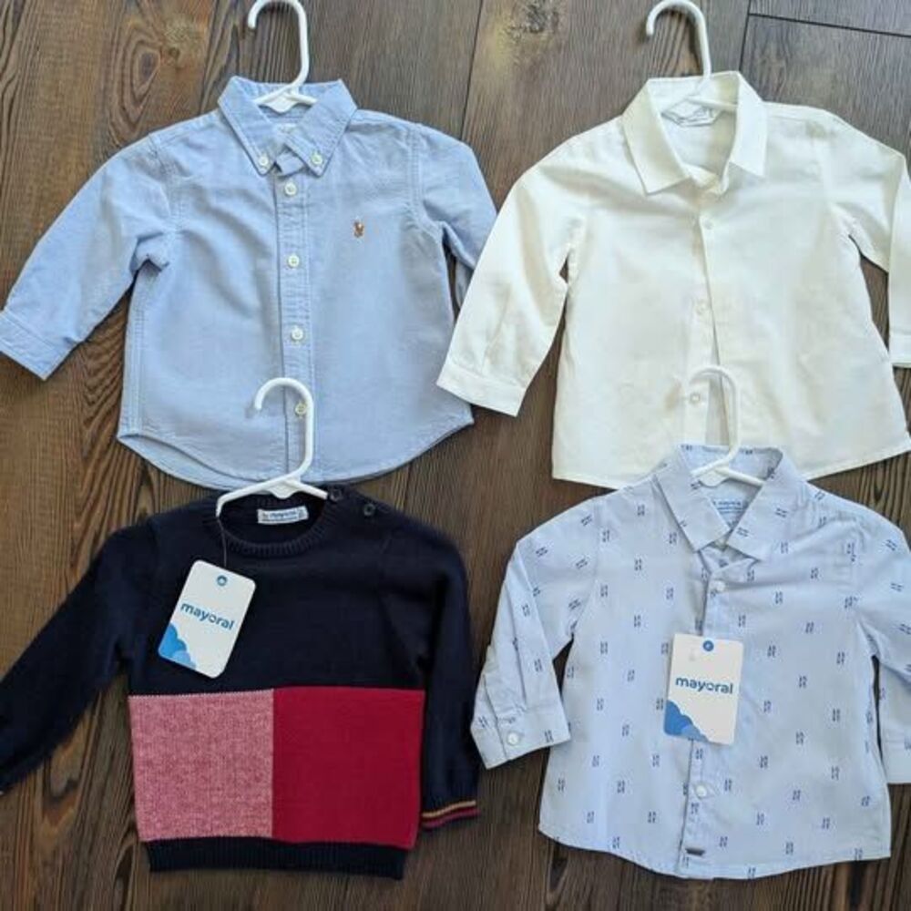 Ralph Lauren/Mayoral Infant Dressy Bundle ~ sz 6 mo